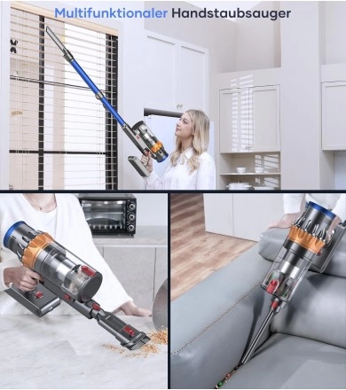Bezdrátový vysavač MIBODE, bezdrátový vysavač 45000Pa/550W/70min