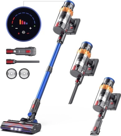 Bezdrátový vysavač MIBODE, bezdrátový vysavač 45000Pa/550W/70min
